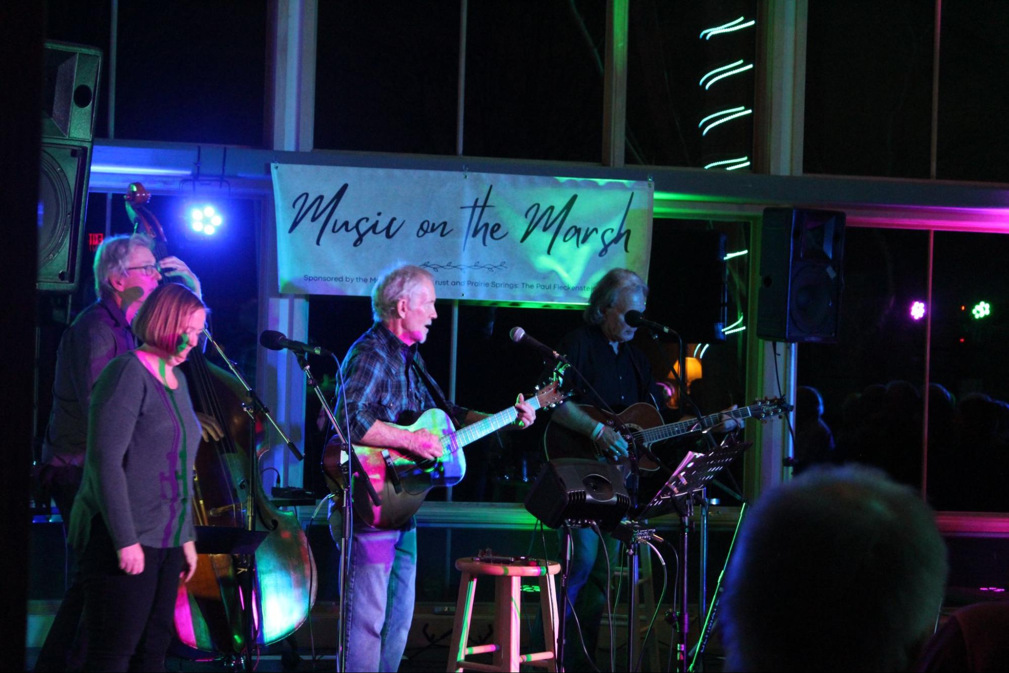 event at nature center featuring live music