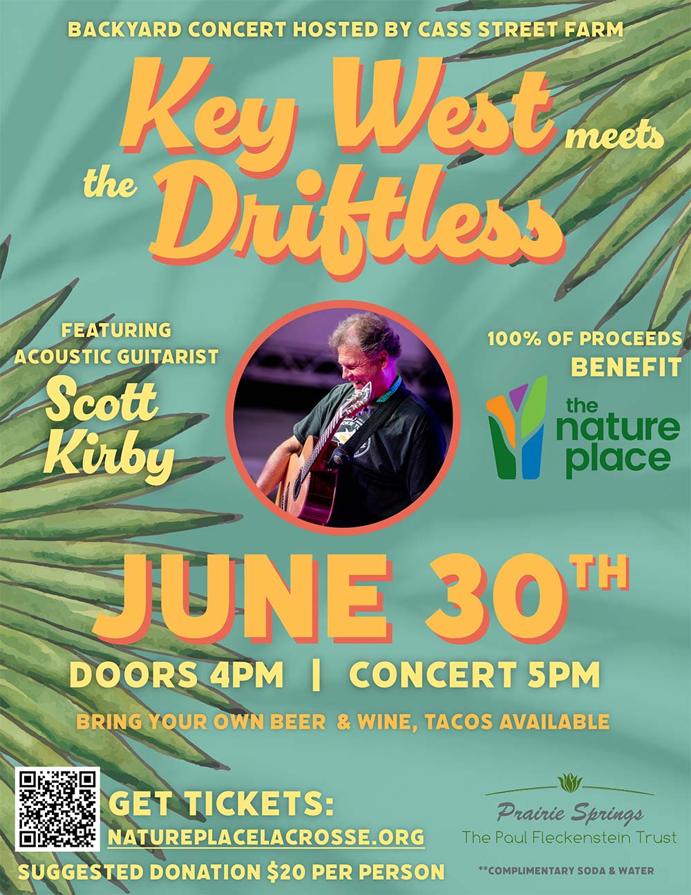 Key West meets the Driftless - Featuring Acoustic Guitarist Scott Kirby