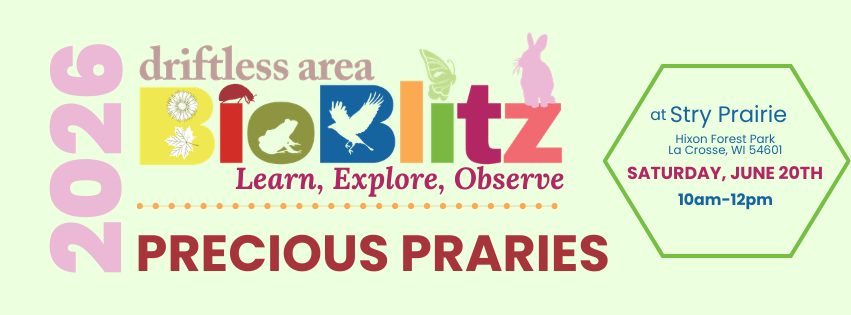 Driftless Area BioBlitz - Precious Prairies FREE Family Program